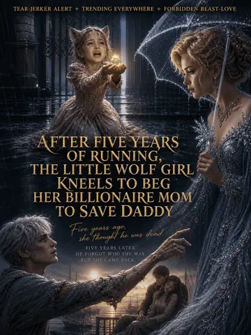 After Five Years of Running, The Little Wolf Girl Kneels to Beg Her Billionaire Mom to Save Daddy